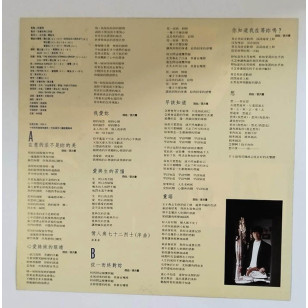 張洪量 心愛妹妹的眼睛 1989 Hong Kong Vinyl LP 香港版黑膠唱片 你知道我在等你嗎 Chang Hung Liang Jeremy *READY TO SHIP from Hong Kong***